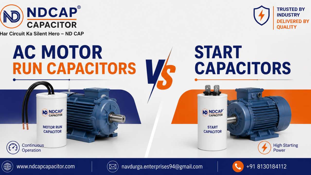 AC Motor Run Capacitors vs. Start Capacitors — Know the Difference
